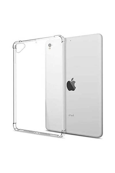 ROCK POW غطاء حماية متين لجهاز iPad 9.7 بوصة 2017/2018 شفاف