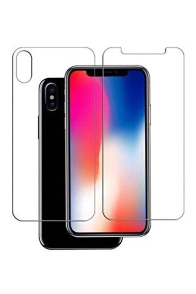 Generic Front And Back For iPhone X Screen Protector Gelatin - Clear