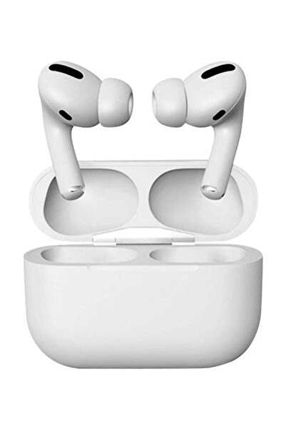 Generic سماعات أذن لاسلكية مع علبة شحن باللون الأبيض