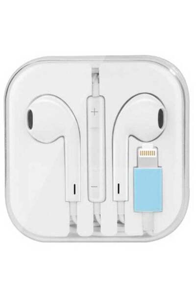 Borofone سماعة أذن AirMelody Bluetooth بمنفذ Lightning باللون الأبيض