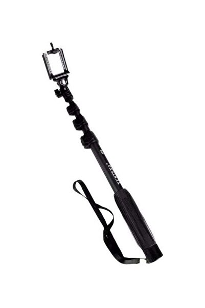 Yunteng حامل أحادي القوائم للصور الذاتية باللون الأسود