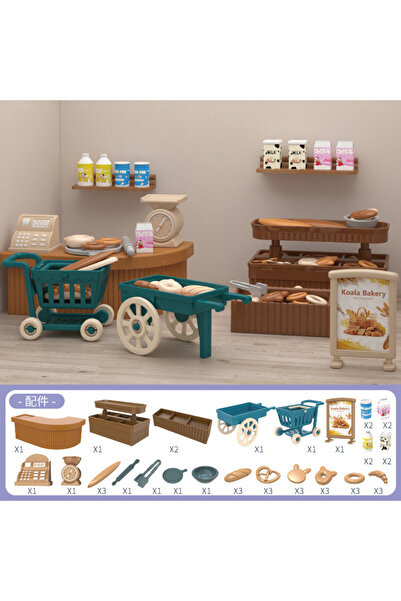 Choice11 ألعاب التسوق في مخبز سوبر ماركت صغير أثاث بيت الدمية الملحقات ألعاب ...