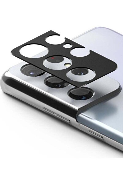 Ringke Aluminium Frame Camera Lens Protector Compatible with Samsung Galaxy S21 Ultra Black