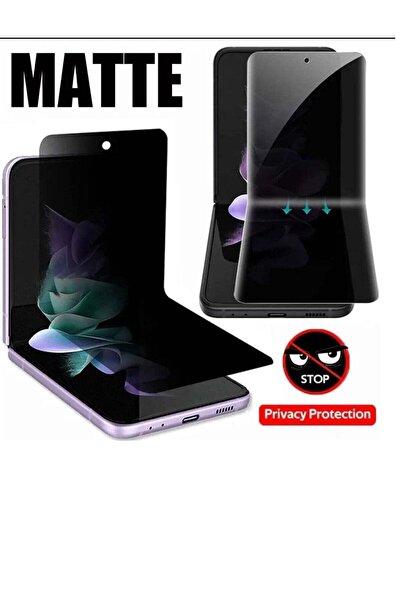 Generic شاشة داخلية غير لامعة هيدروجيل لحماية الخصوصية لهاتف Galaxy Z Flip 5