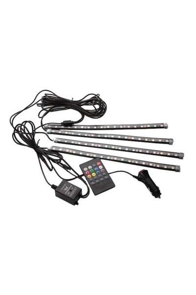 Generic 4-in-1 Music Control Interior Car Strip Light