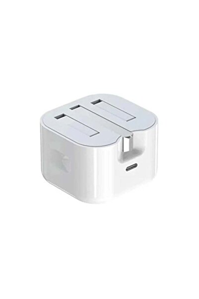 Generic White wall plug with Type C port compatible with Apple, Samsung, and Xiaomi devices