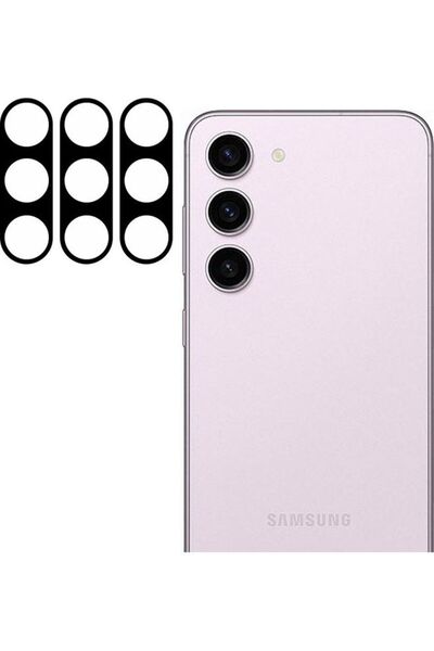 Margoun 3Pack for Samsung Galaxy S23 Plus Camera Lens Protector 9H Tempered Glass 2.5D Anti-Scratch