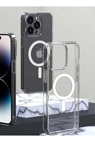 Generic غطاء قوي ويدعم الشحن اللاسلكي للايفون 15 برو