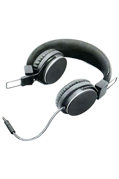 jedel سماعات رأس سلكية فوق الأذن باللون الأسود