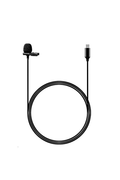 Generic 1.5m Mini Portable Lavalier Condenser Microphone V6735-3_P Black