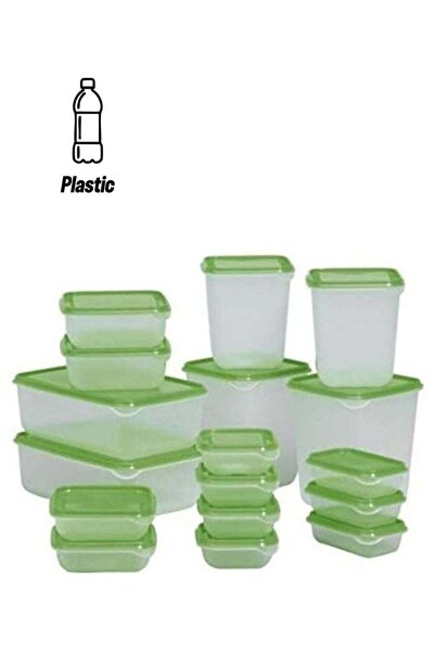bgm 17 Piece Food Containers Set Multicolour 23 x 16 x 8cm