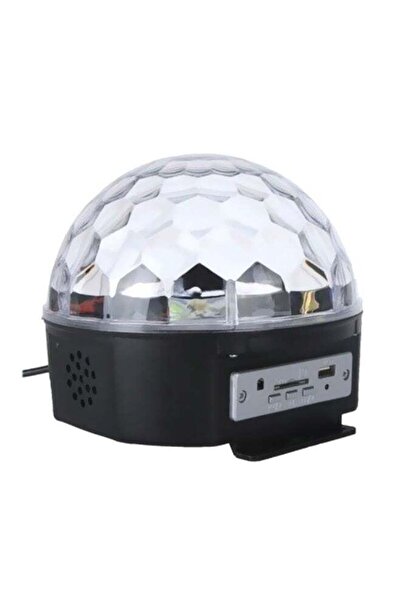 Generic كرة كريستال سحرية LED للمسرح، أسود/شفاف، 18.5×15.5 سم