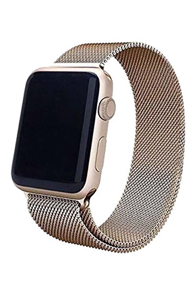 Generic Stainless Steel Wrist Band For Apple Watch 38 mm Gold