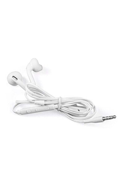 LESHP سماعات أذن داخلية لهاتف سامسونج جالاكسي S6 باللون الأبيض