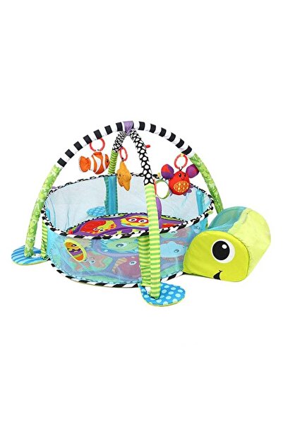 CoolBaby مسبح كرات السلحفاة 3 في 1 مع ألعاب معلقة