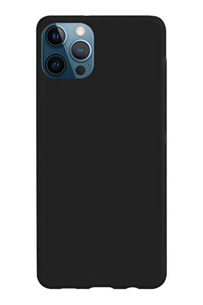 Generic Silicone Back Cover For iPhone 12 Pro Max Black