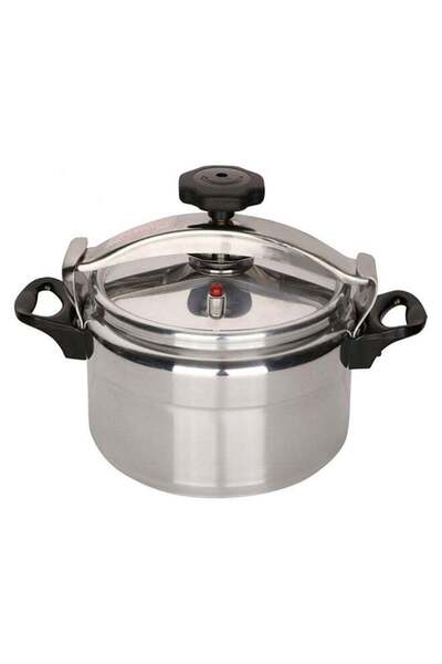 Generic Pressure Cooker With Glass Cover Silver/Black