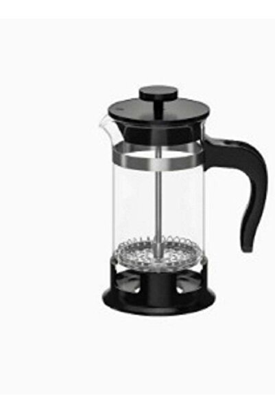 Generic ماكينة صنع الشاي والحليب من الفولاذ المقاوم للصدأ والزجاج 0.4 لتر