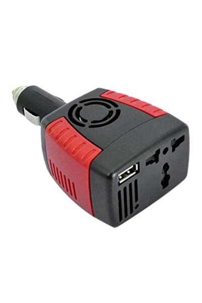DLC محول كهربائي وشاحن ثلاثي الأطراف أسود/أحمر