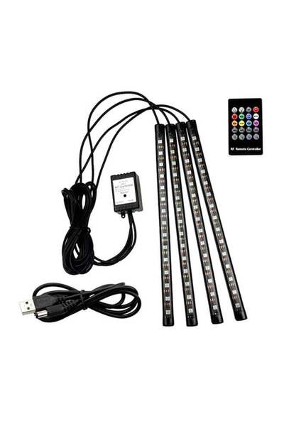 Star Shine 4-Piece Car LED Lights Strip