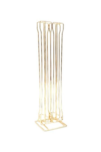 OASISWJ حامل كبسولات القهوة، ذهبي ذهبي 35 سم