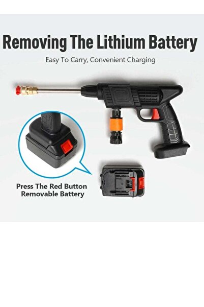 Generic مغسلة متنقلة ببطارية قوية جدًا تدوم 3 ساعات متواصلة مع بطارية إضافية ...