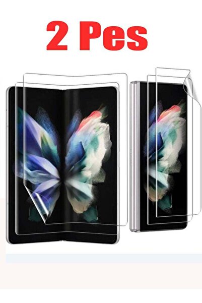 Generic مجموعة من 2 واقي شاشة داخلي و2 خارجي، غشاء هيدروجيل شفاف متوافق مع Ga...