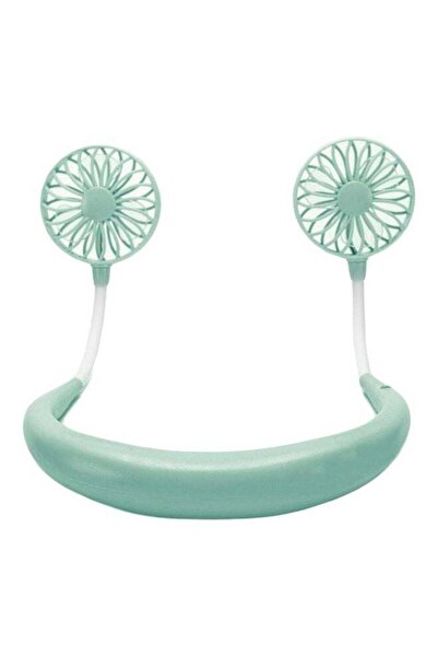 Generic مروحة قابلة للتعديل بدون استخدام اليدين مع سلك USB FS0001 باللون الأخضر