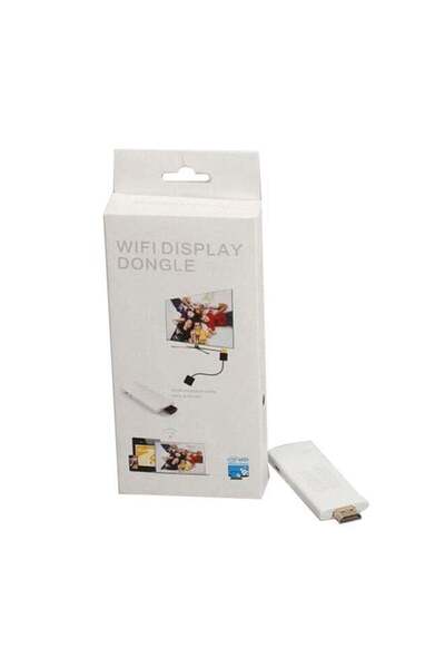 Generic جهاز استقبال دونجل عرض واي فاي أبيض