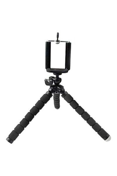 ozone حامل ثلاثي القوائم صغير قابل للتعديل باللون الأسود