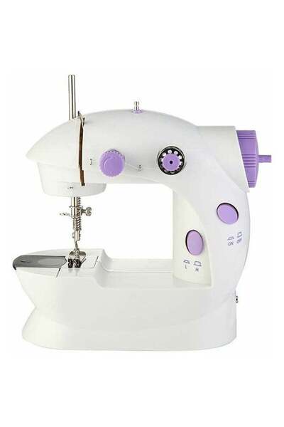 Generic Mini Electric Sewing Machine With Sartorially Belt Transformer SH-0718 White