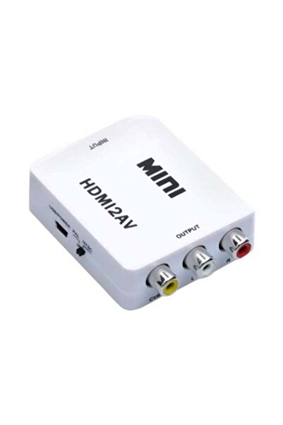 sharpdo HDMI To AV Converter White/Yellow/Red