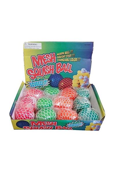 Beauenty مجموعة كرات الاسكواش الشبكية المبتكرة للأطفال، 12 قطعة