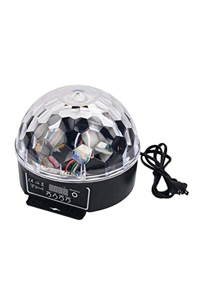 Generic كرة بلورية LED مع USB متعددة الألوان 17.5 سم