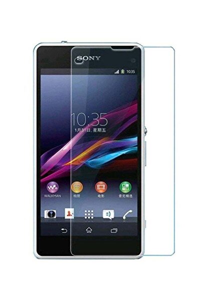 Generic واقي شاشة زجاجي مقوى فاخر شفاف لهاتف Sony Xperia L1