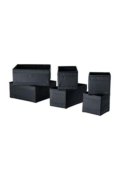 Generic 6-Piece Polyester Skubb Box Set Black
