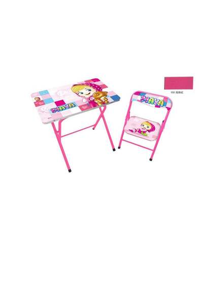 Generic Educational Study Table And Chair With Attachment Multicolour 70x40x45cm