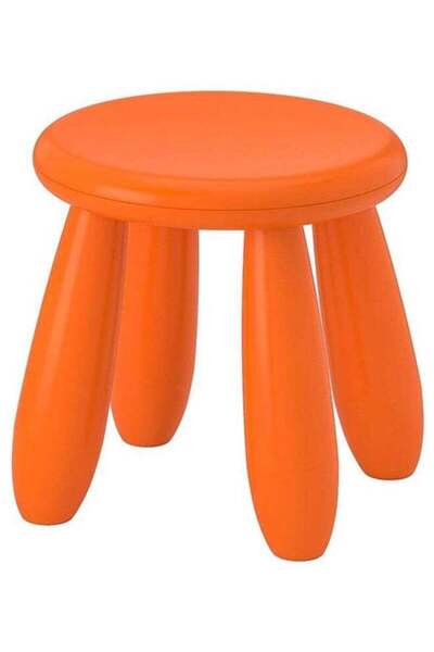 Generic Indoor-Outdoor Stool Orange