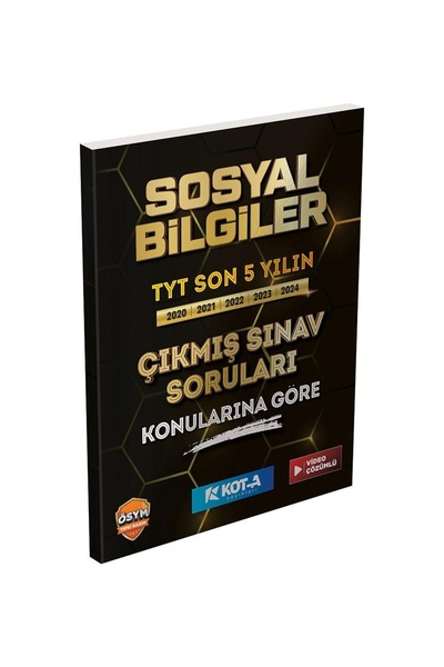 KOTA YAYINLARI Kota Yayınları Son 5 Yıl Çıkmış Sosyal Soruları