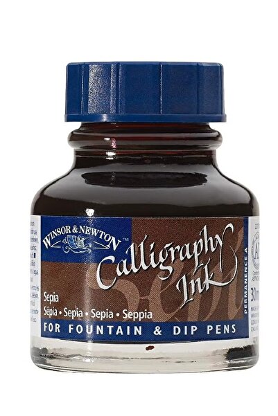 Winsor and Newton حبر قلم الخط سيفيا