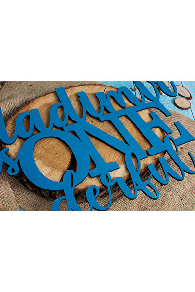 OEM Decor Copil HH1657 Aniversare 1 an Personalizabil Model Is ONEderful 48x35cm