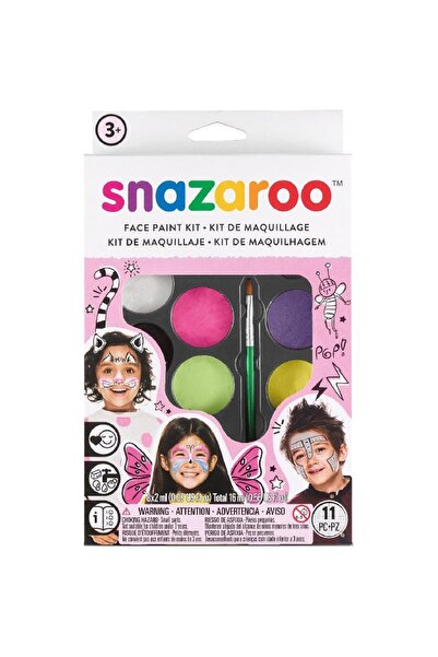 Snazaroo مجموعة طلاء الوجه والجسم للبنات