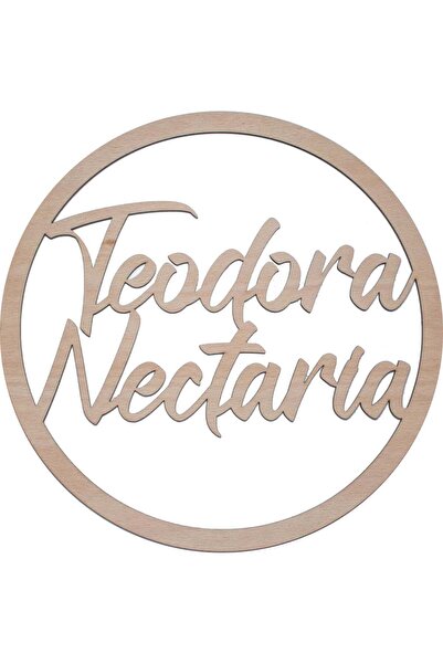 OEM Decor Rotund Personalizabil HH1635 Nume si Design Unic 30x30cm