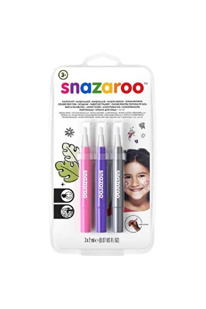 Snazaroo قلم رسم الوجه والجسم بفرشاة الخيال