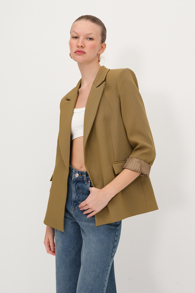 Addax Double-Breasted Blazer Jacket C7560