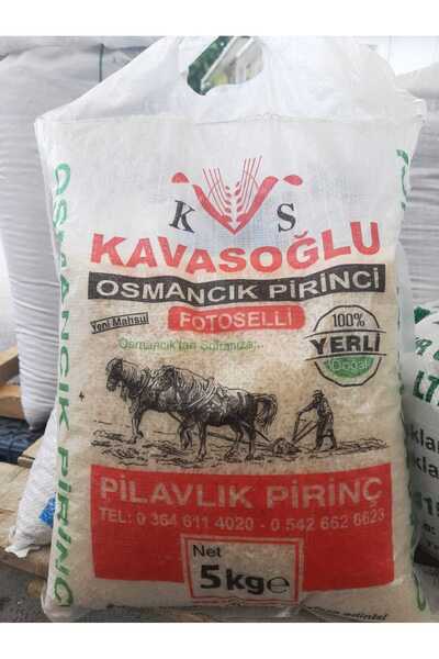 KAVASOĞLU Osmancık Pirinç Yerli Yeni Mahsul (5 Kg)