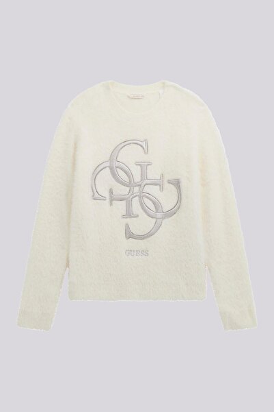 Guess Bg Store Girl's White Sweater