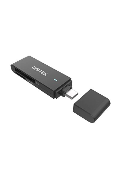 Unitek USB-C Card Reader, up to 5Gbps Data Transfer Speed, ABS Housing, Black | Y-9328