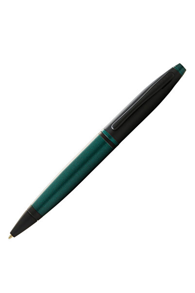 Cross Calais Matte Green and Black Lacquer Ballpoint Pen