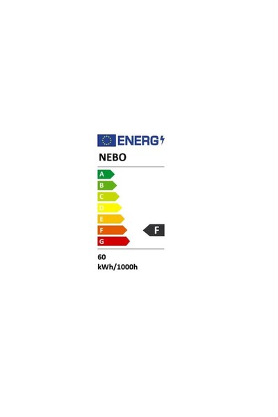 NEBO LED Trio Bulb Nebo, E27, 60W, 6000 lm, Cold Light, Energy Class F